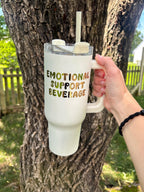 Emotional Support Insulated 40oz Beverage Tumbler
