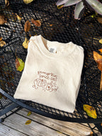 Pumpkin Spice Girl Tee — Tan