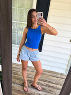 Blue Crush Tank — Blue