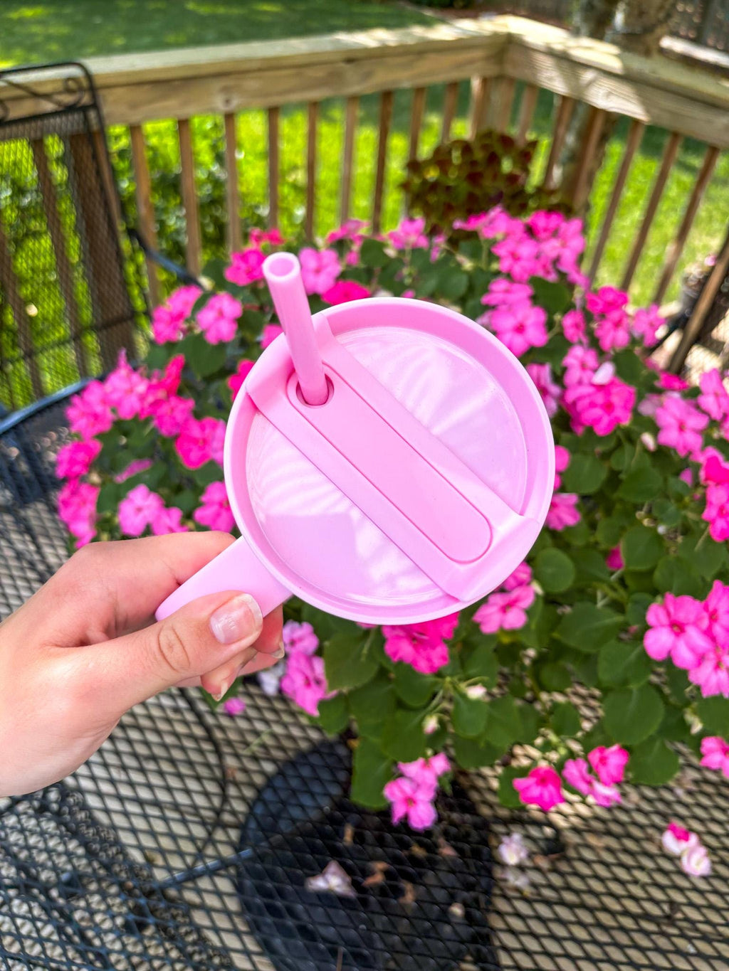 Pink Bows Insulated 40oz Tumbler with Straw