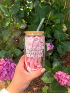 Emotional Support Beverage Glass Cup