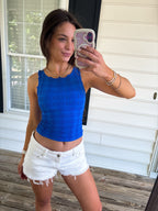 Blue Crush Tank — Blue