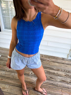 Blue Crush Tank — Blue