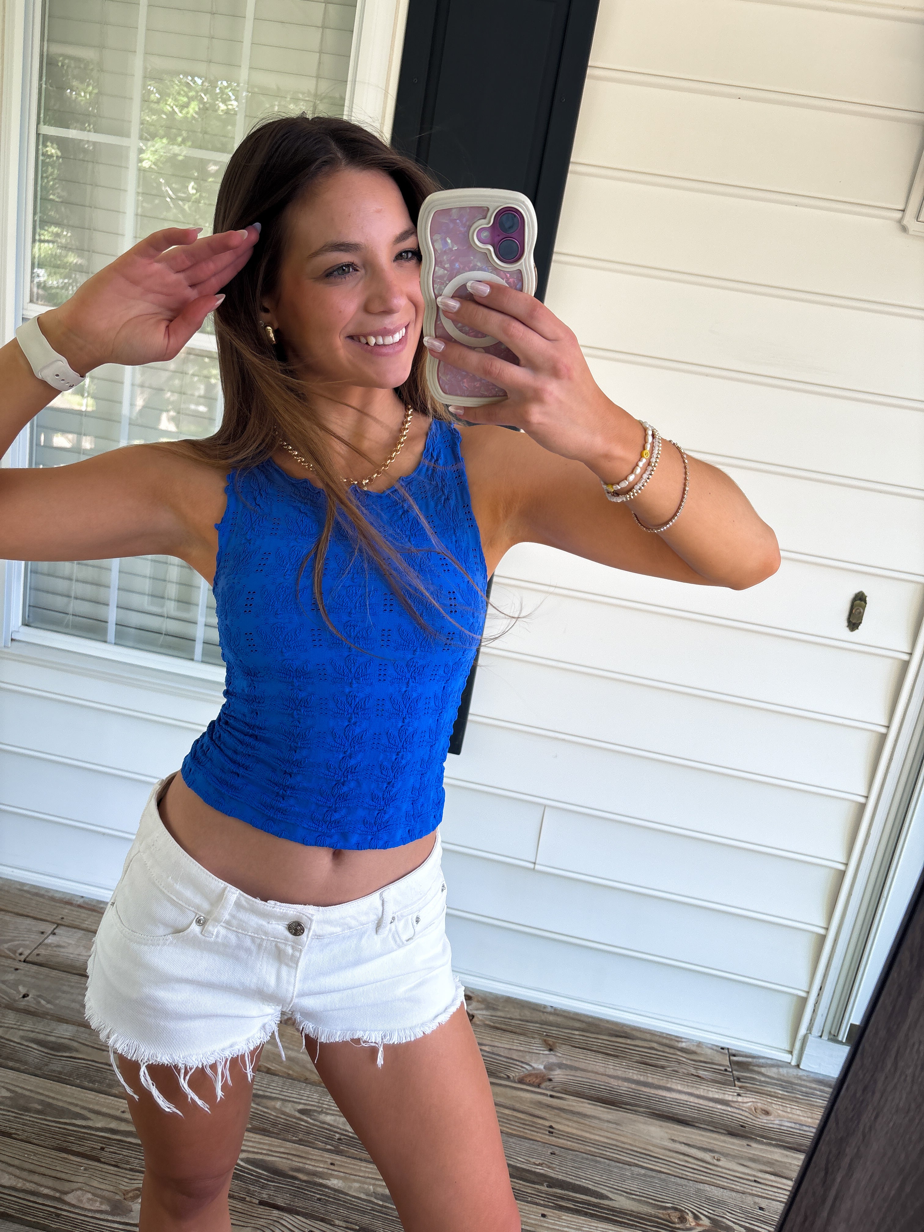 Blue Crush Tank — Blue