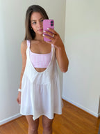 Sweet Escape Dress — Pink/White Gingham