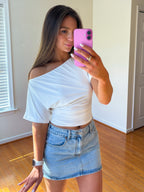 Sunday Muse Tee — White