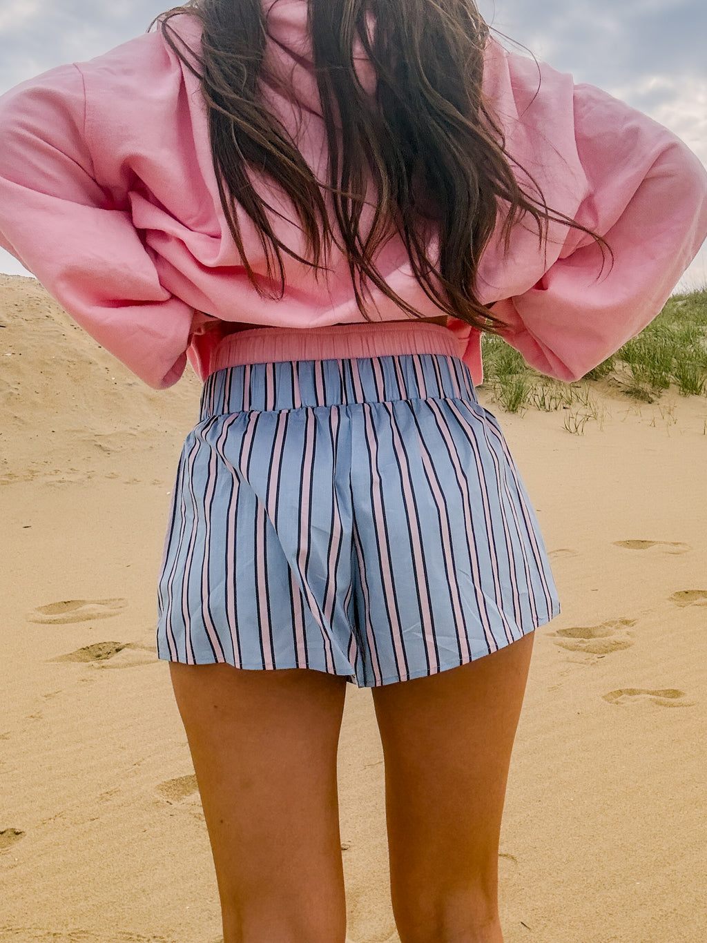 Cotton Candy Coast Shorts — Blue/Pink