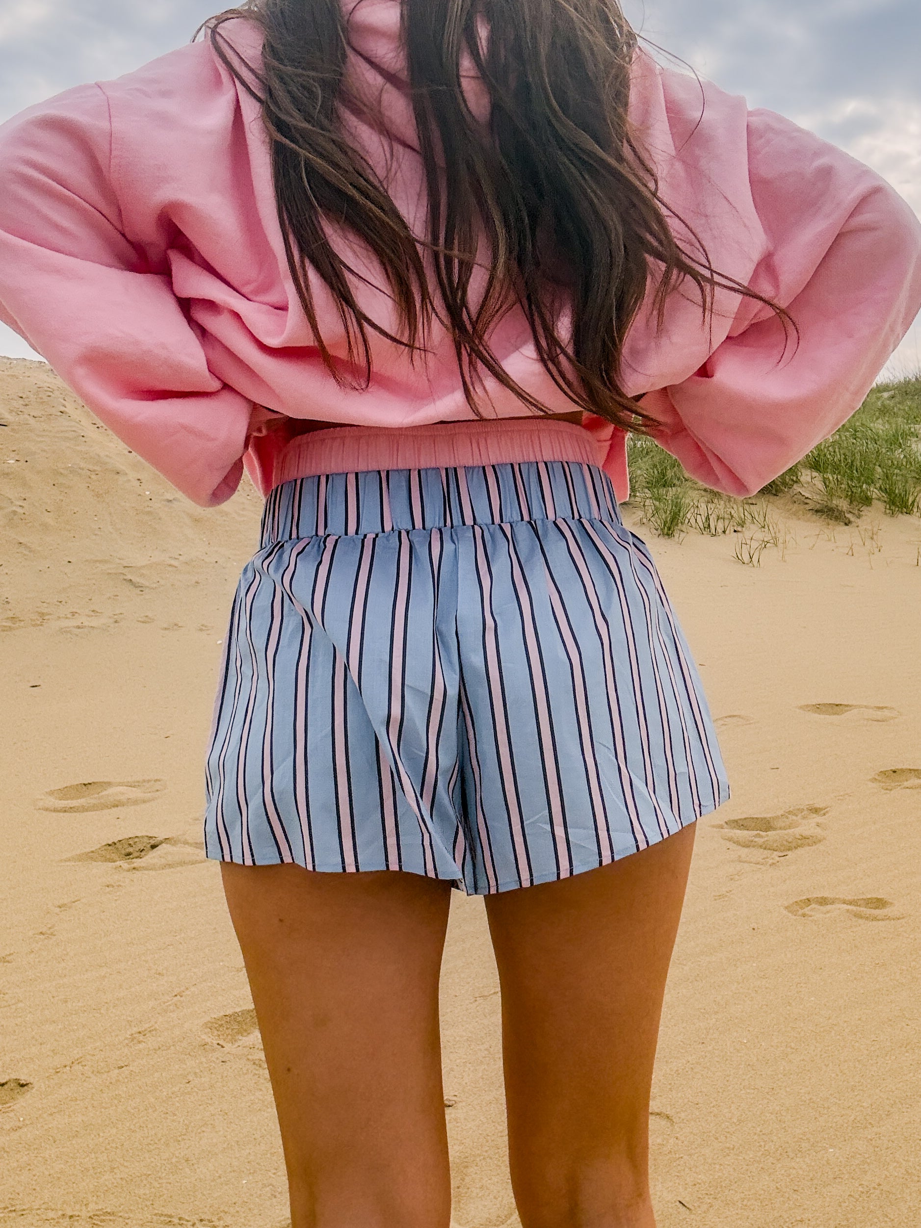 Cotton Candy Coast Shorts — Blue/Pink