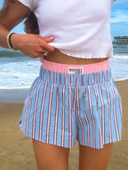 Cotton Candy Coast Shorts — Blue/Pink