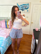 Cotton Candy Coast Shorts — Blue/Pink
