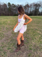 Sweet Escape Dress — Pink/White Gingham