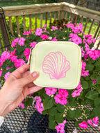 Seashell Nylon Cosmetics Bag