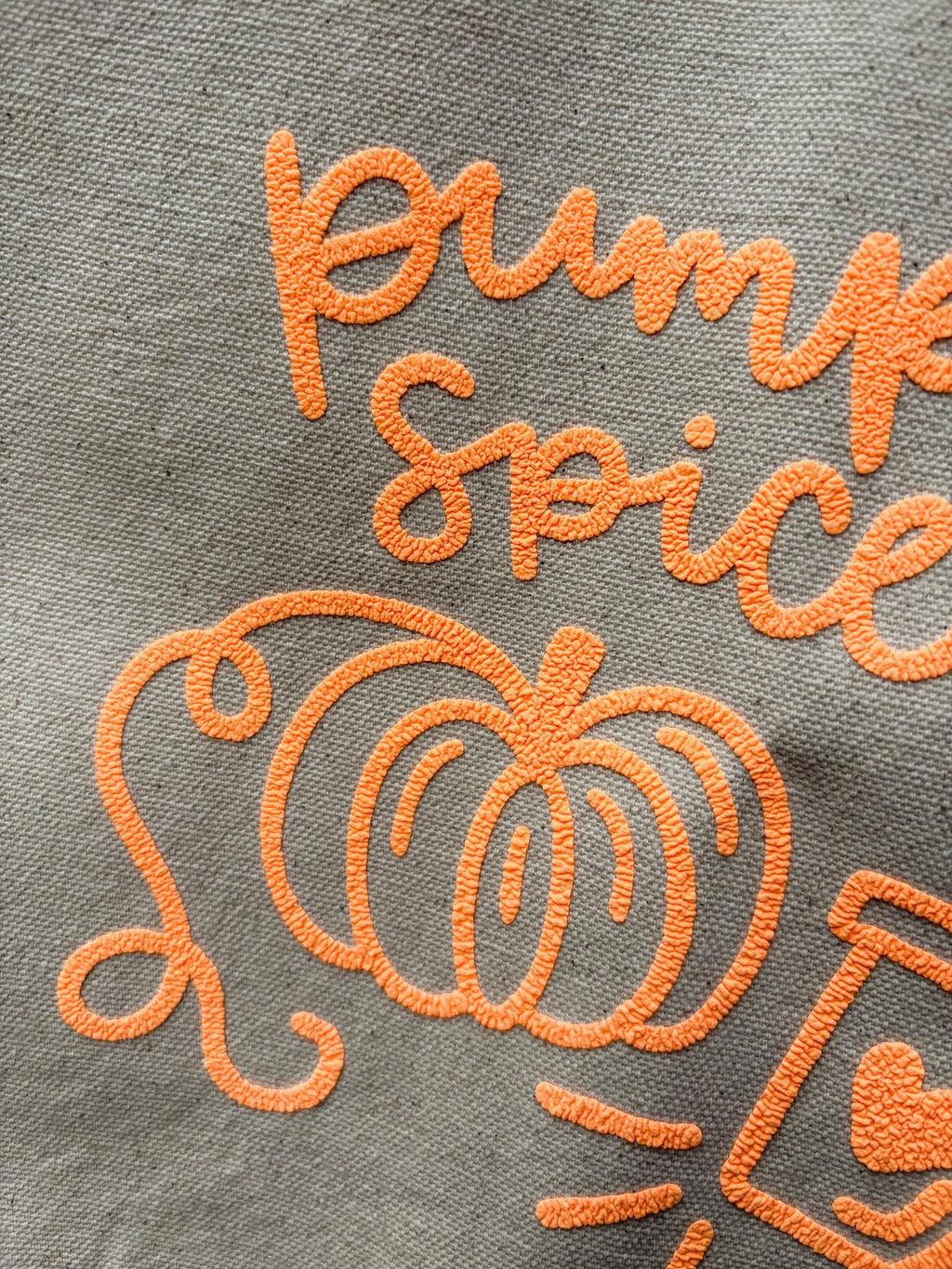 Pumpkin Spice Girl Canvas Tote Bag